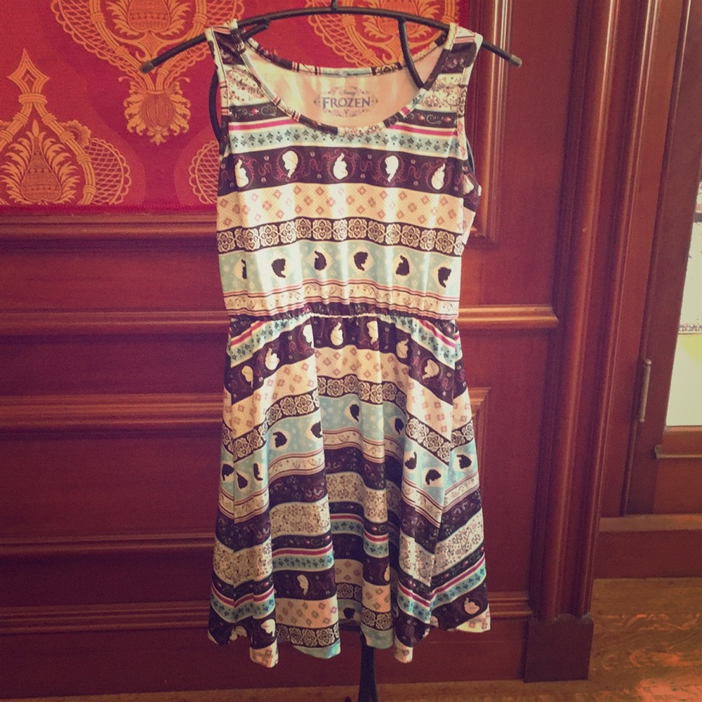 Disney Frozen patterned Skater Dress Size M